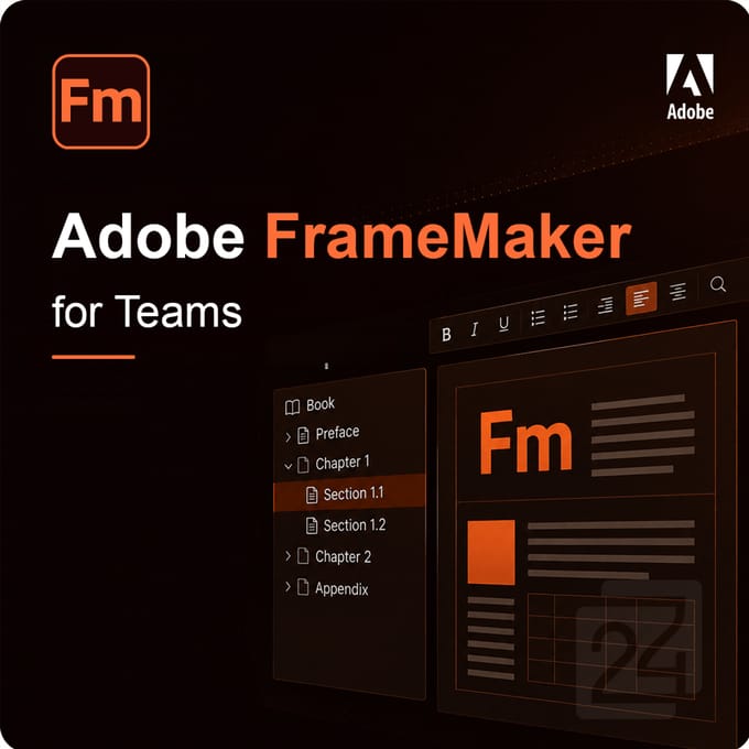 Adobe FrameMaker for Teams EDU 100+ Gebruiker(s)