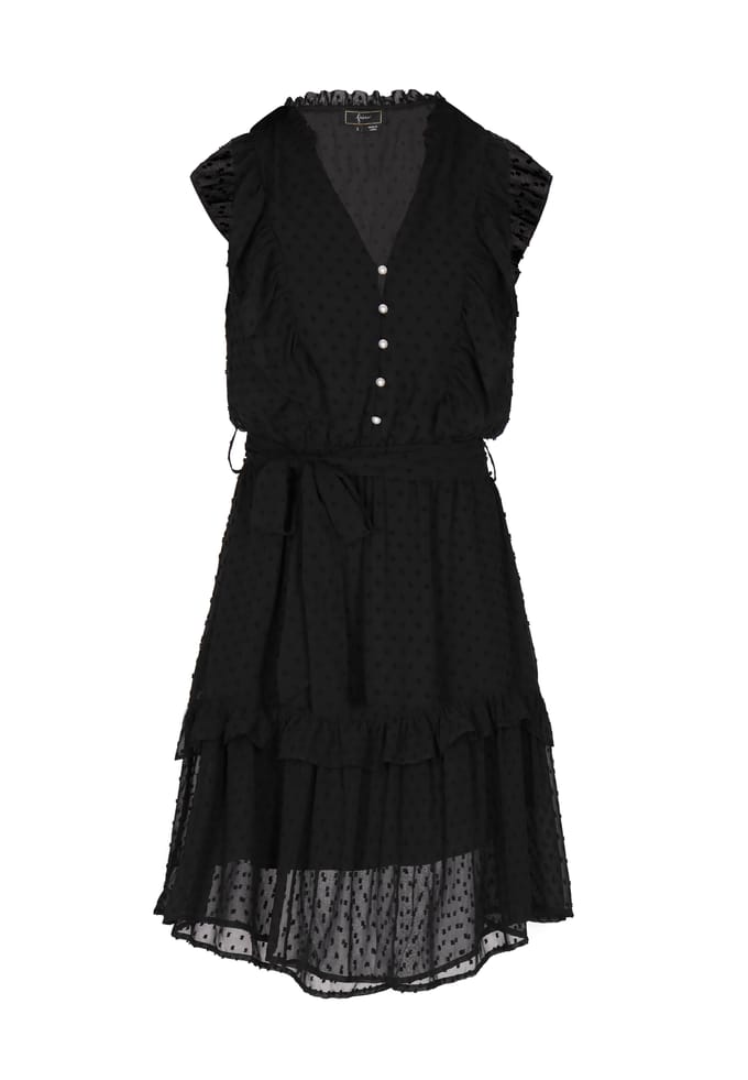 Faina Jurk Dames zwart