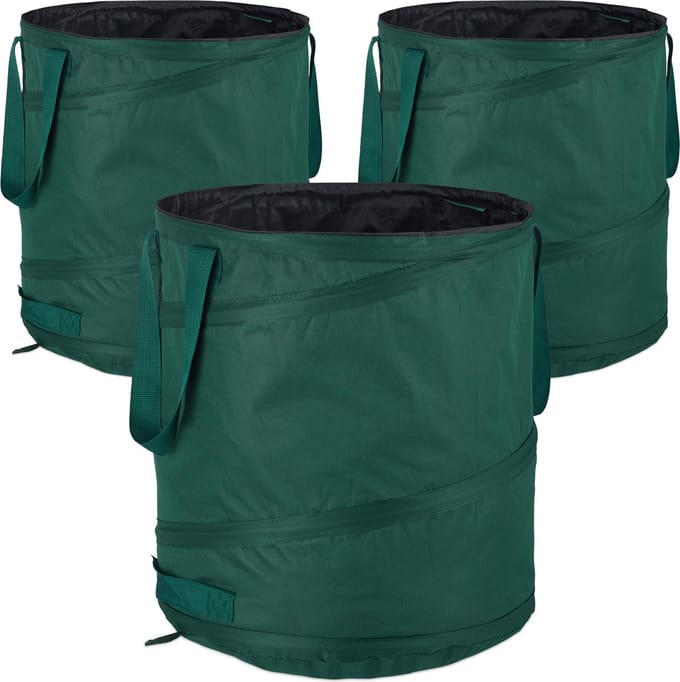 Omgoods - Set van 3 Tuinafvalzakken 85 Liter