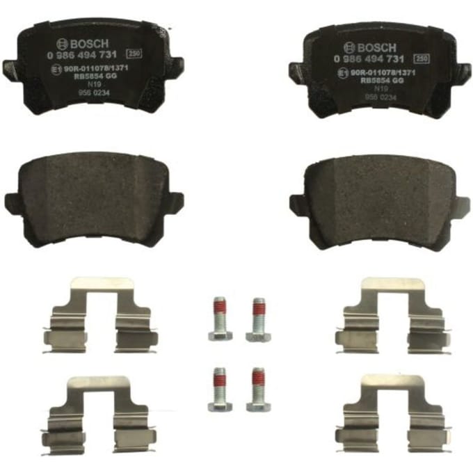 Remblokset BOSCH 0 986 494 731, achter