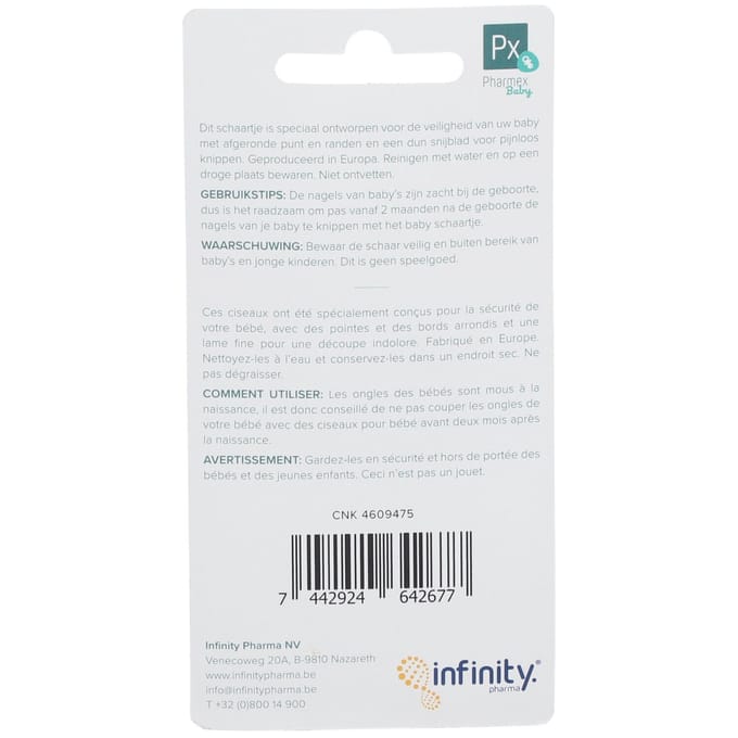 Pharmex Baby Nagelschaar Ronde Punt