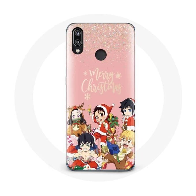 Coque pour Huawei P20 Lite Demon slayer merry christmas affiche Anime Manga
