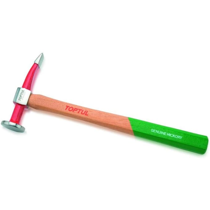Carrosseriehamer TOPTUL scharf gebogen Durchmesser: 40mm, Lengte: 325mm