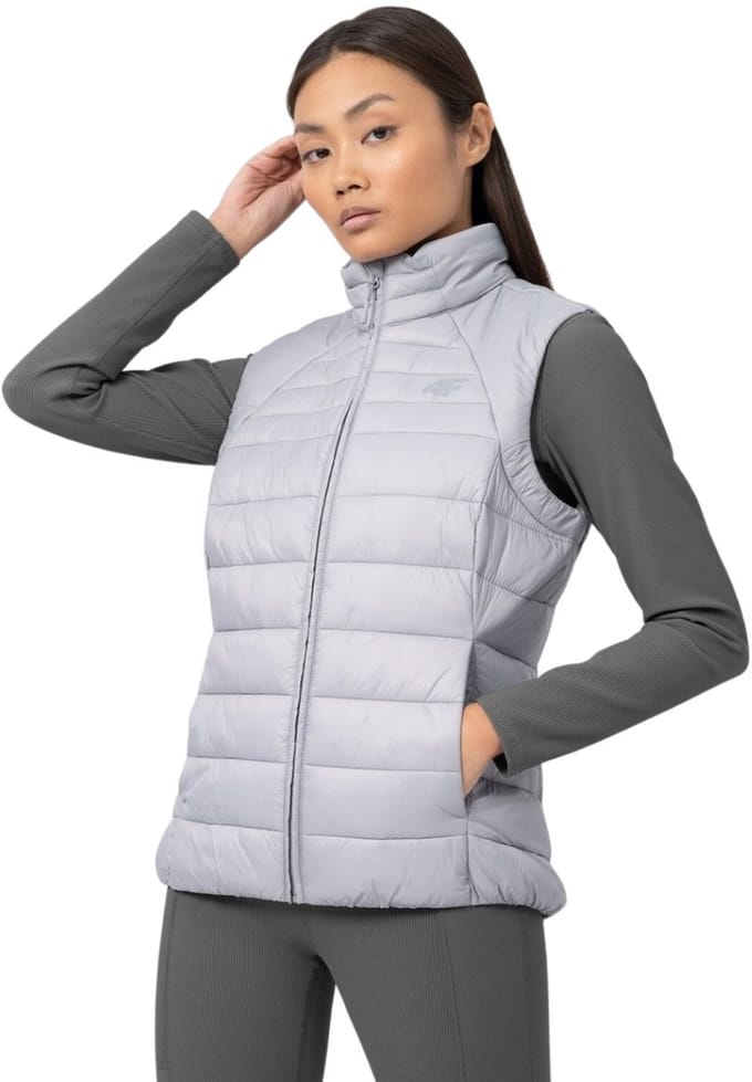 4F Vest Dames Lichtgrijs - Maat M