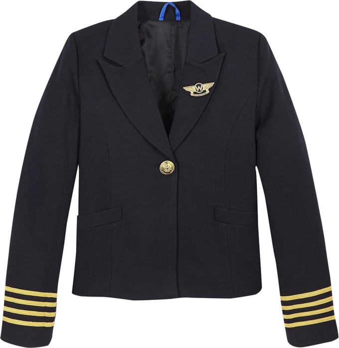 Wick Wings Meisjes Blazer Getailleerd Mt 98/104 Navy