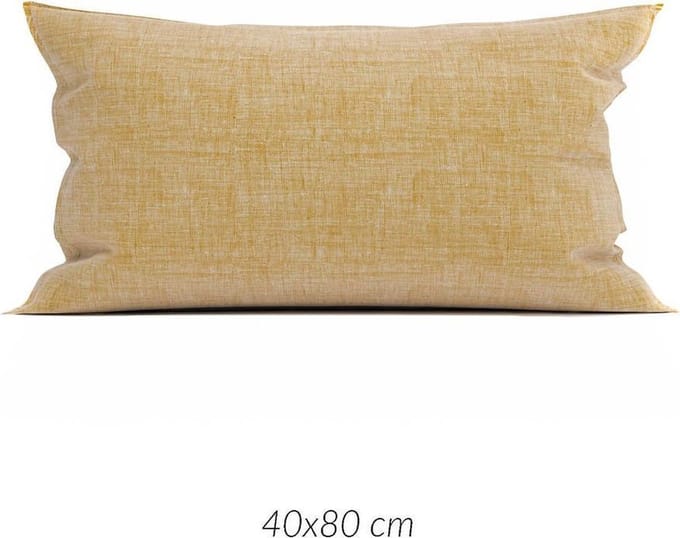 Zohome Lino Kussensloop - Geel - 40x80cm - Geel