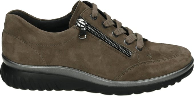 Semler - L5135 - Dames veterschoenen - Kleur: Taupe - Maat: 35.5