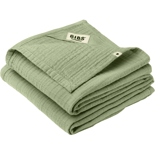 BIBS Muslin Cloth 2-Pack 70 x 70 cm Sage 2 st