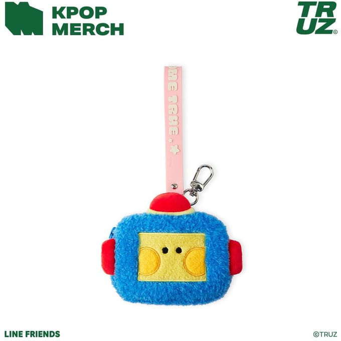 TREASURE - TRUZ Minini Pluche Gezichtstas 06. HIKUN_ASAHI blue