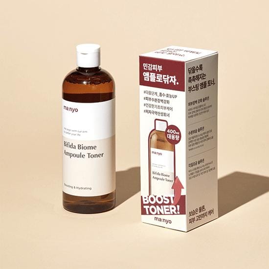 [Manyo Factory] Bifida Biome Ampoule Toner 400ml white
