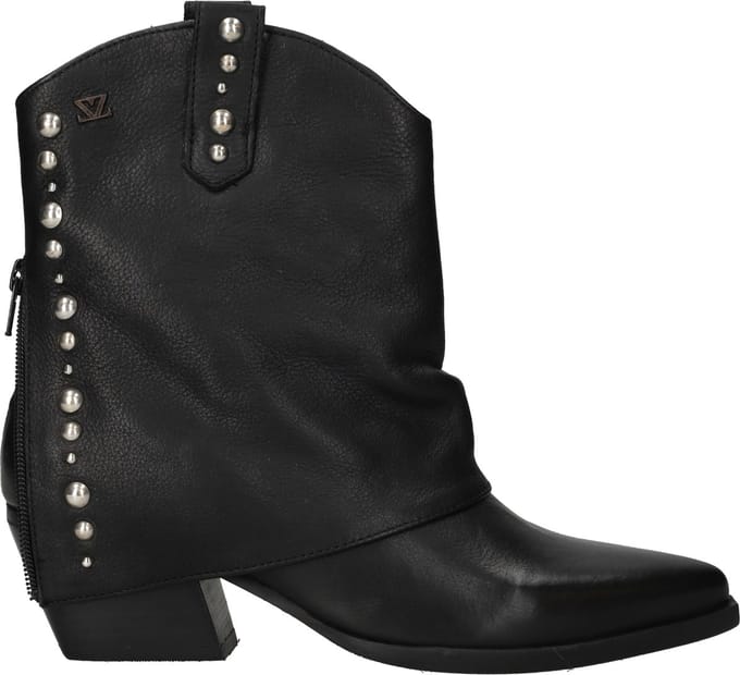 Lazamani - Yara Dames Sleeve Boots Leer Black - Maat 42