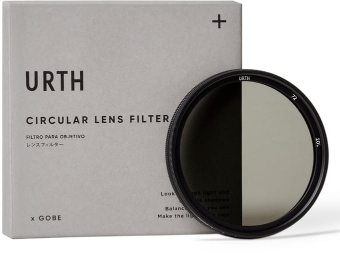 Urth 72mm ND2-32 (1-5 Stop) Variable ND Lens Filter (Plus+)