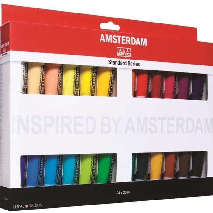 Amsterdam Standard Series acrylverf algemene selectie set | 24 × 20 ml