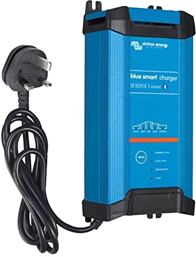 Batterijoplader 12V 20A met CEE 7/7 Stekker