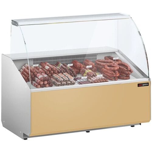 GGM Gastro Kühltheke - 1300mm - Frontblende Beige