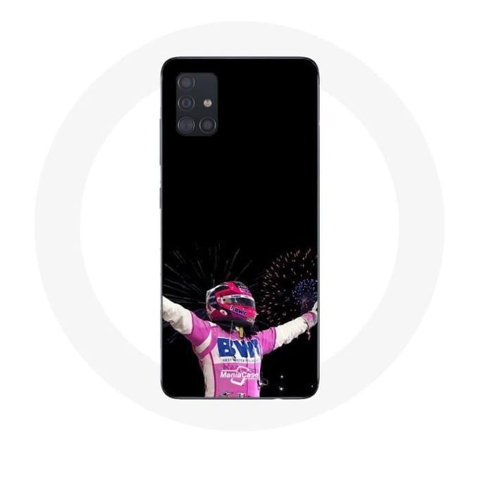 Coque Samsung Galaxy A51 Formule 1 Sergio Pérez Mendoza gagné la course