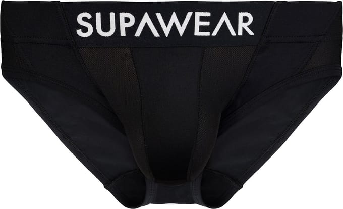 SUPAWEAR Vortex Brief Black - MAAT M - Heren Ondergoed - Slip voor Man - Mannen Brief