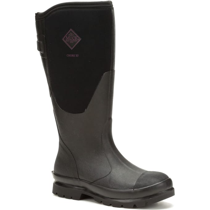 Muck Boot Chore Dames XF | Zwart - Regenlaarzen - Maat 36 -
