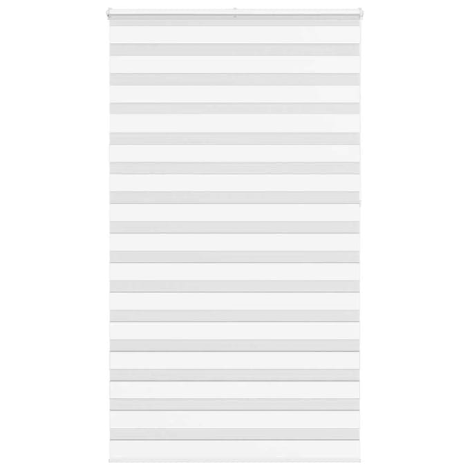 vidaXL - Zebra - rolgordijn - 135x230 - cm - stofbreedte - 130,9cm - polyester - wit