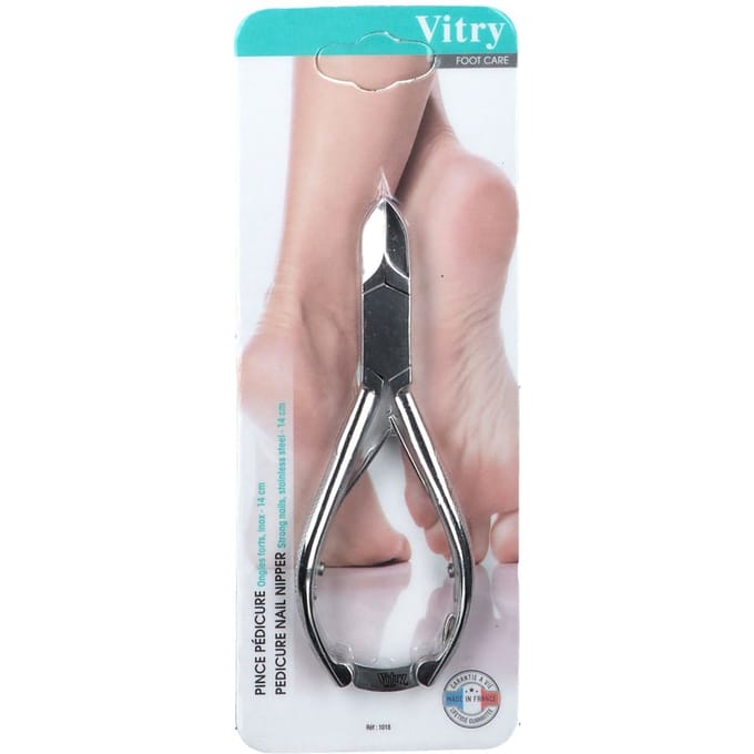 Vitry Voetverzorging Pedicure Nagelknippers Roestvrij Staal 14 cm