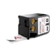 DYMO 1868759 XTL tape vinyl rood op wit 41mm (origineel)