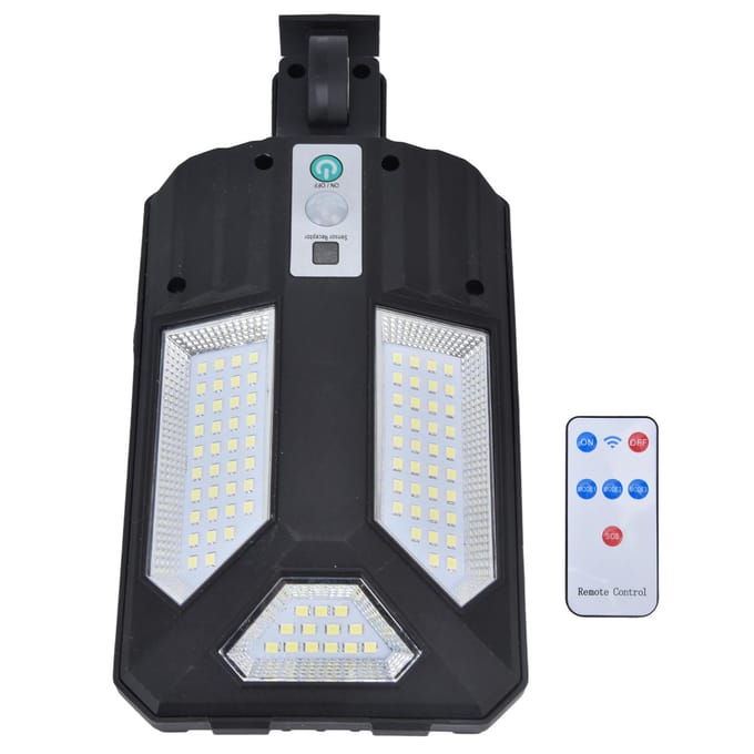 87LED Solarlamp Tuinlamp Bewegingssensor Straatlantaarn IP65 Waterdicht Buiten Wandlamp met