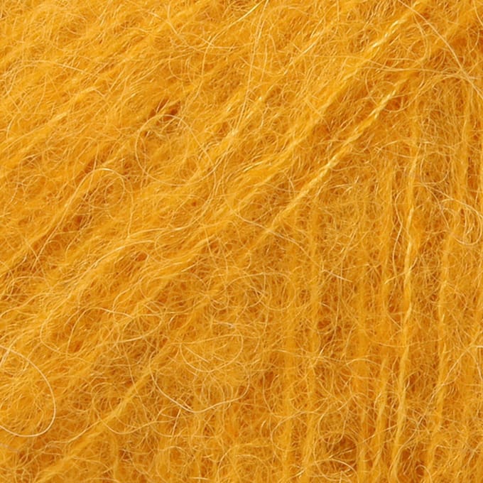 DROPS Brushed Alpaca Silk Uni Colour - 19 kerrie - Wol Garen