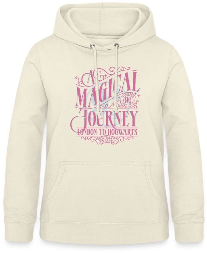 Harry Potter Perron 9 ¾ Ontwerp In Roze & Blauw Hoodie Dames