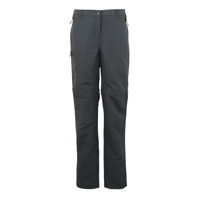Regatta Chaska Zip Off Iii Broek Grijs 46 / Long Vrouw