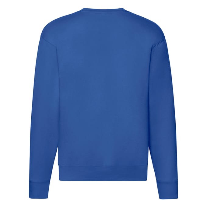 Fruit of the Loom Heren Premium Ingelegd Sweatshirt (Koningsblauw)