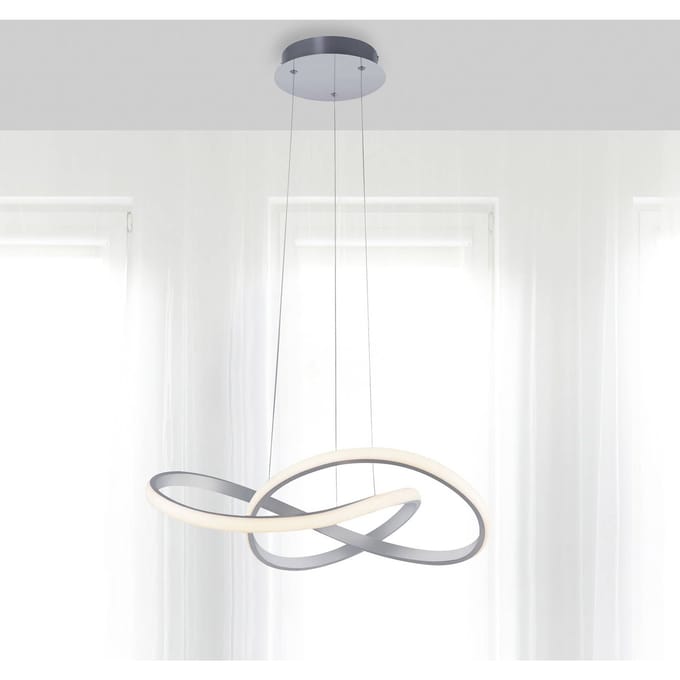 JUST LIGHT. GmbH LED hanglamp Maria, dimbaar, aluminium