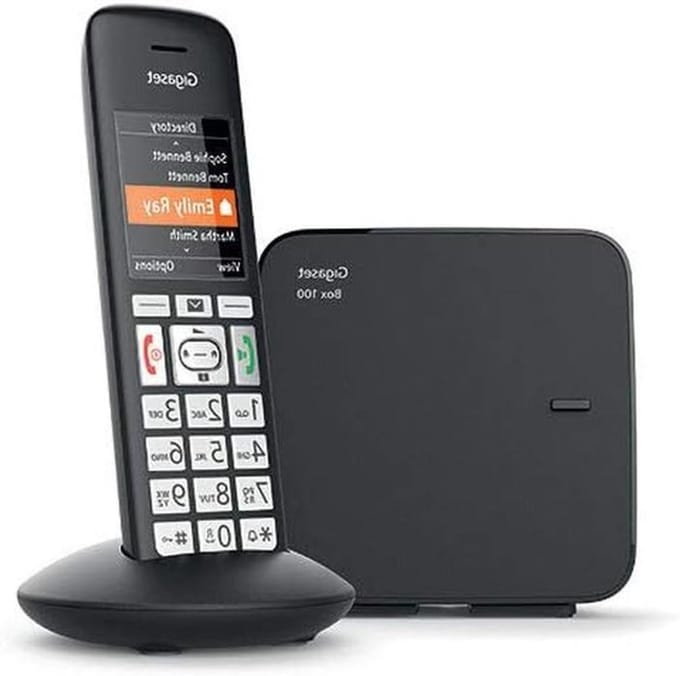 Draadloze Telefoon - DECT Telefoon - Thuisgebruik - Grote Toetsen - 22 inch display - Wit