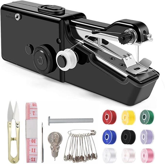 MRKK® Handnaaimachine - Mini Naaimachine - Elektrisch