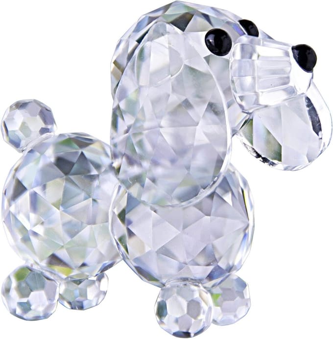 Cosensi - Kristal Hond Figuur Ornament Standbeeld Dierlijk Verzamelstuk
