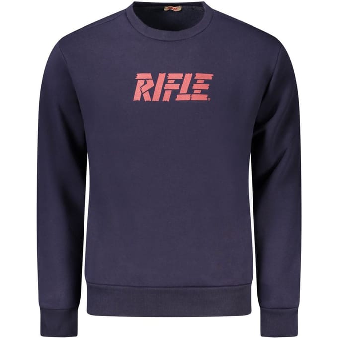 Rifle Blauwe Katoenen Heren Trui