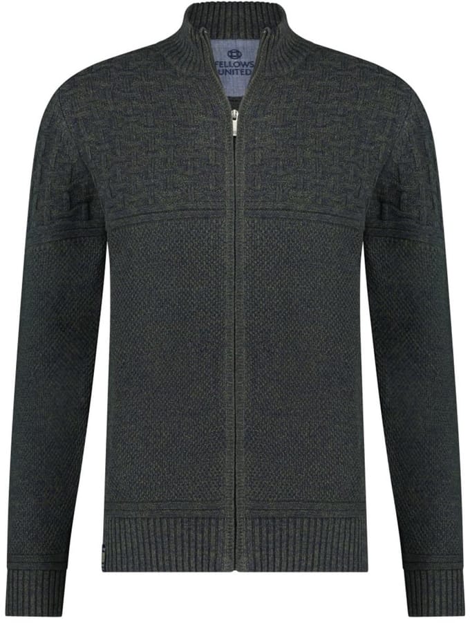 Fellows United Vest Structure Knit Green (32.1104 - 172)