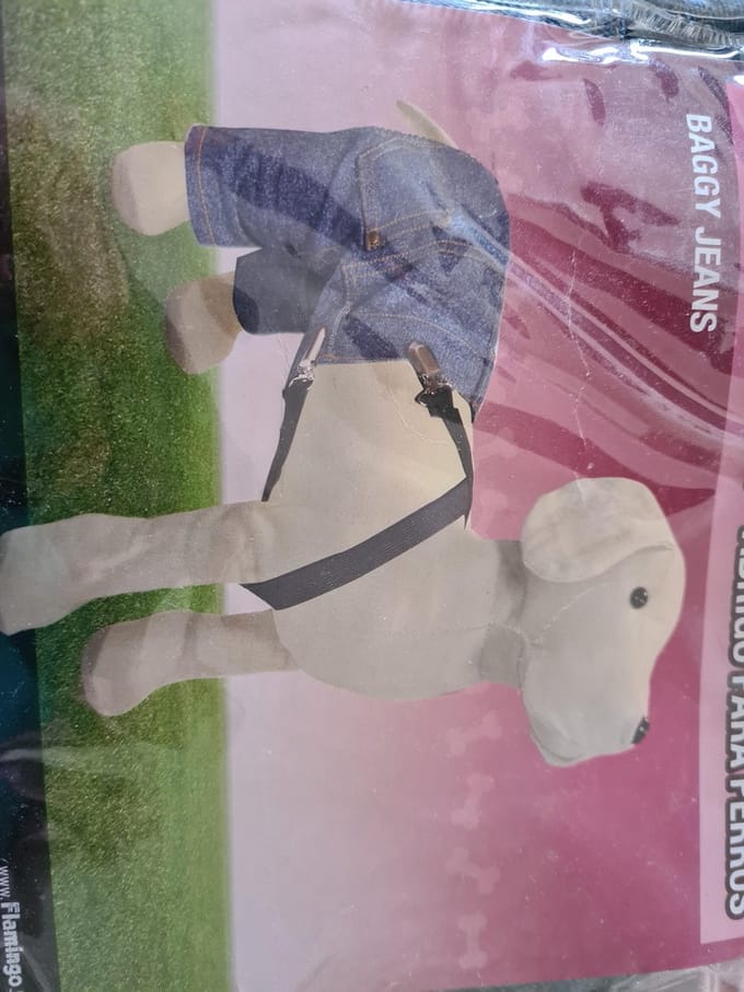 Flamingo Honden Tuinbroek Baggy jeans Size 46
