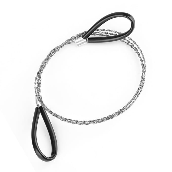 Staal Draadzaag Scroll Buiten Nood Reis Buiten Kamperen Survival Tool white
