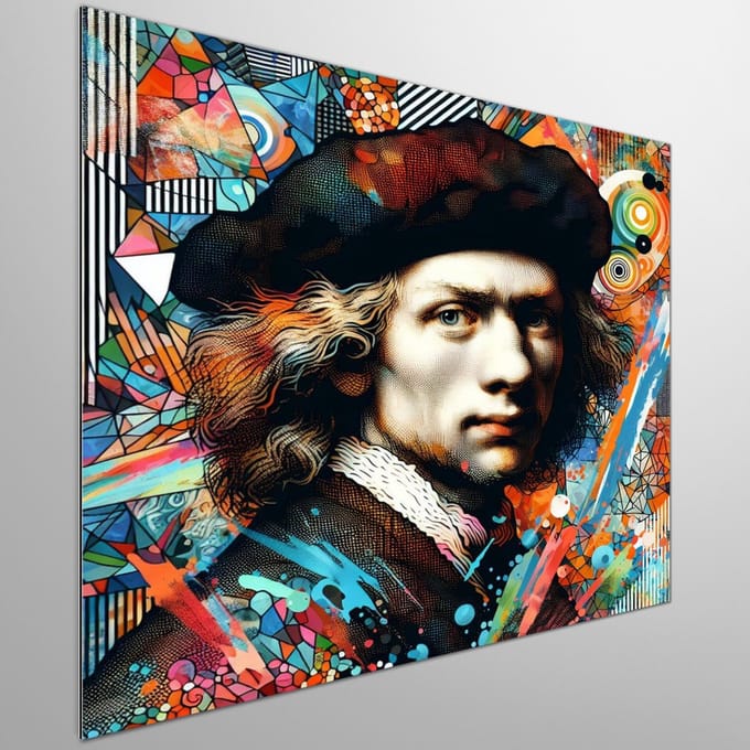 Kunstprint | Wanddecoratie | Dibond | 20 × 20 cm