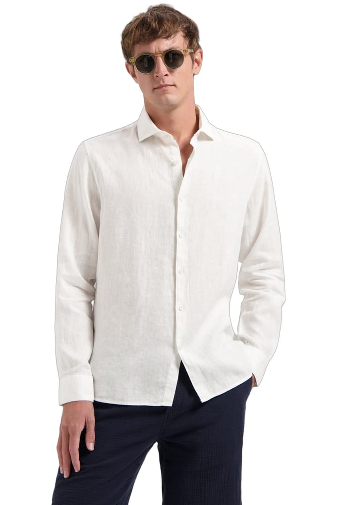 Dstrezzed Ds-jagger Shirt White Größe: L | Casual hemden Outlet | Herren | Weiß