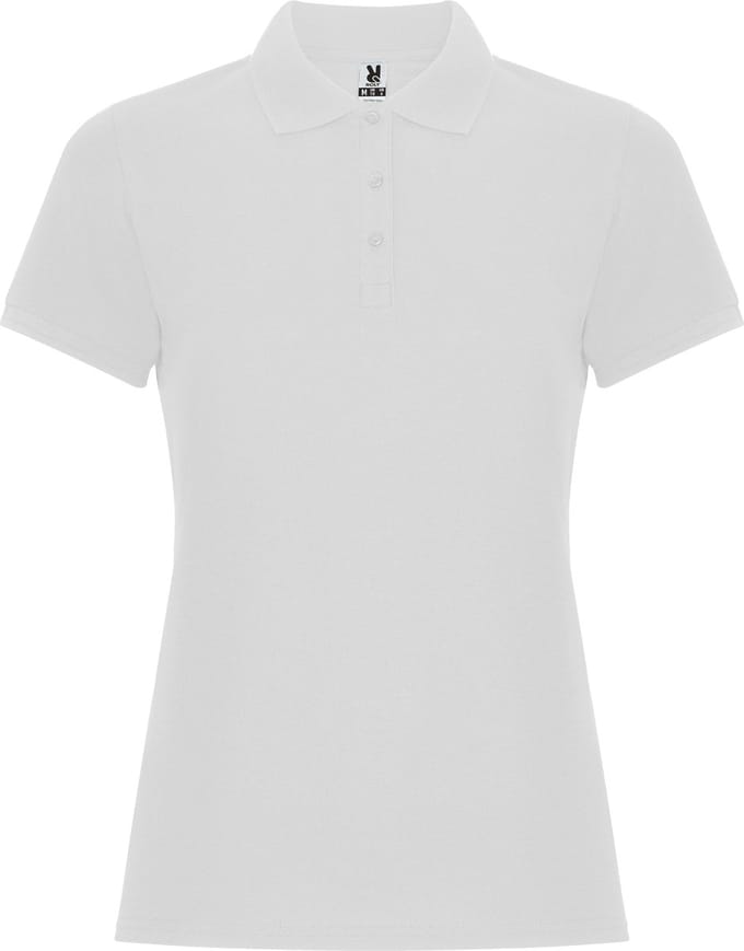 Roly - Pegaso Premium Dames Polo - White 01 maat L