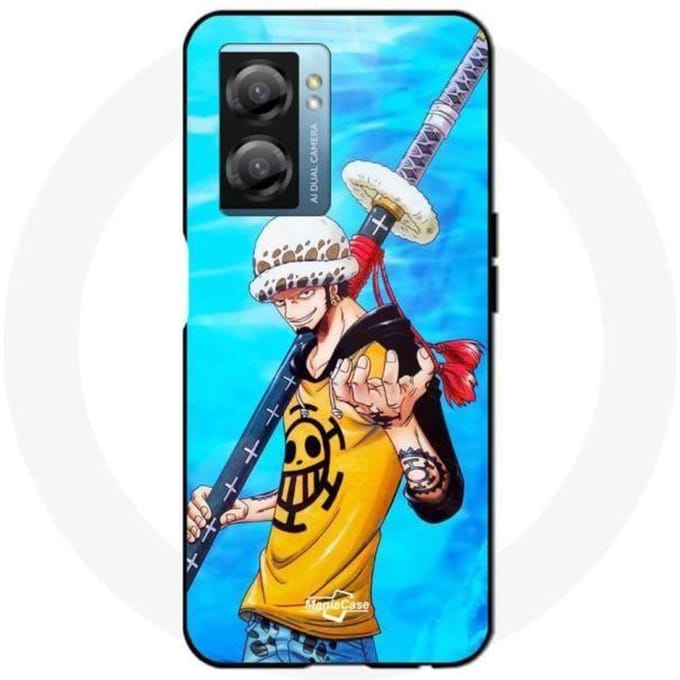 Hoesje - Oppo - A77 5G - Anime One Piece - Flexibel - Wit