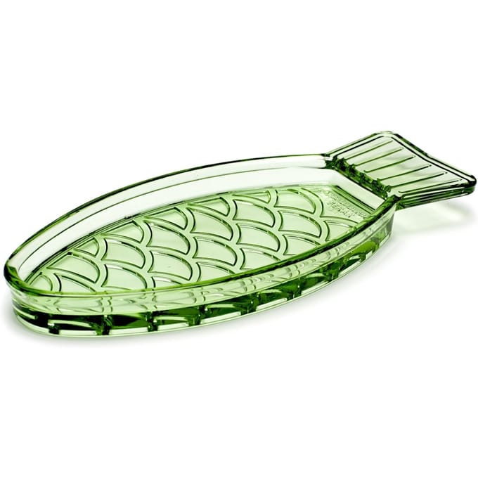 Serax - Paola Navone Fish & Fish - Schaal - Groen - 2 stuks