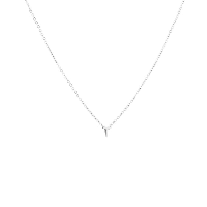 Letter-Ketting-T-Zilver