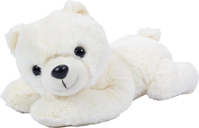 Pia Soft Toys - Pluche knuffeldier - IJsbeer liggend 28 cm