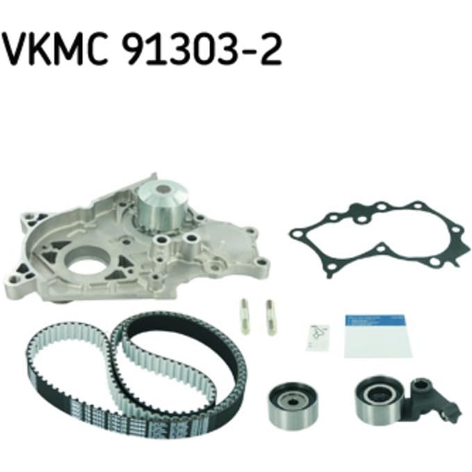 Waterpomp+distributieriem set SKF VKMC 91303-2