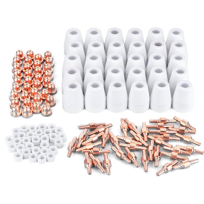 Lot de 130 buses de découpe plasma pour pistolet de soudage de véhicule, accessoires pour PT31 LG40