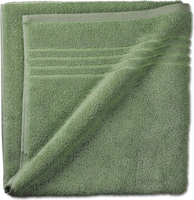 Badhanddoek, 70 x 140 cm, Mos Groen - Kela | Leonora