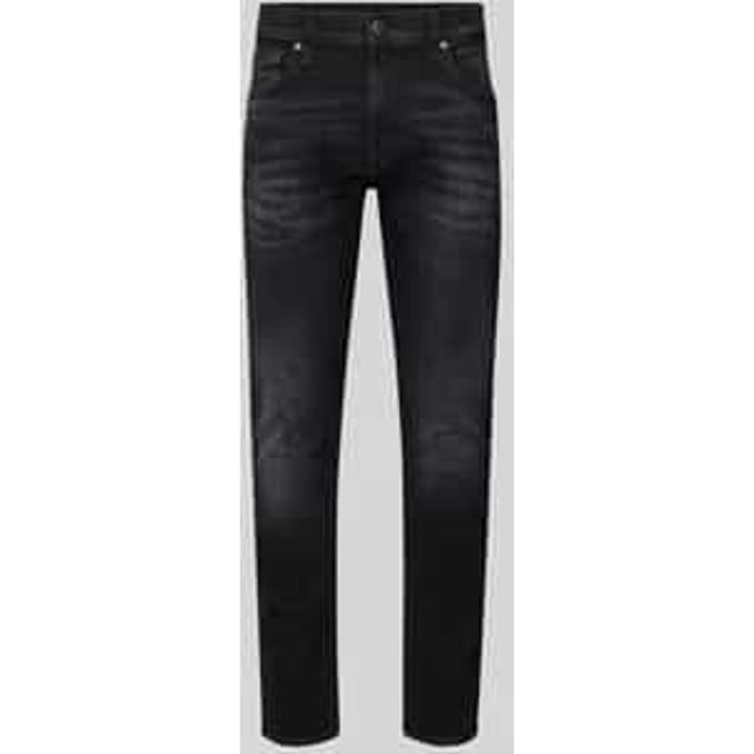 Skinny fit jeans met labelpatch