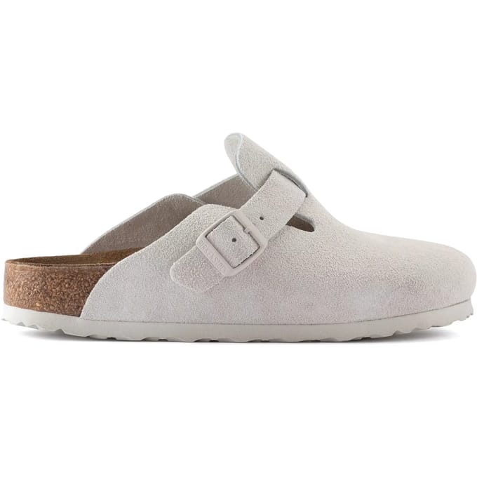 Suède klompen Birkenstock Boston
